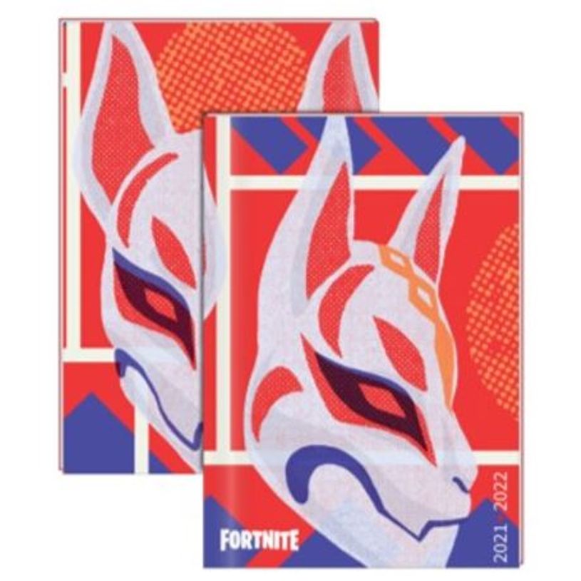 5411217803936-Agenda rembordé Fortnite - 1 jour par page - 12 x 17 cm - rouge et bleu - Bagtrotter-P_400006476_1-0