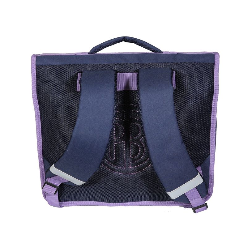 4891320457935-Cartable Poivre Blanc 38 cm - 2 compartiments - bleu marine - Bagtrotter-P_400006478_4-3