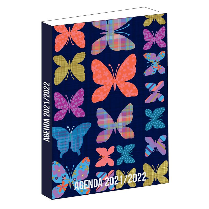 4891320457423-Agenda Phileas 1 jour par page - 12 x 17 cm - Papillons - Bagtrotter-P_400006479_1-0