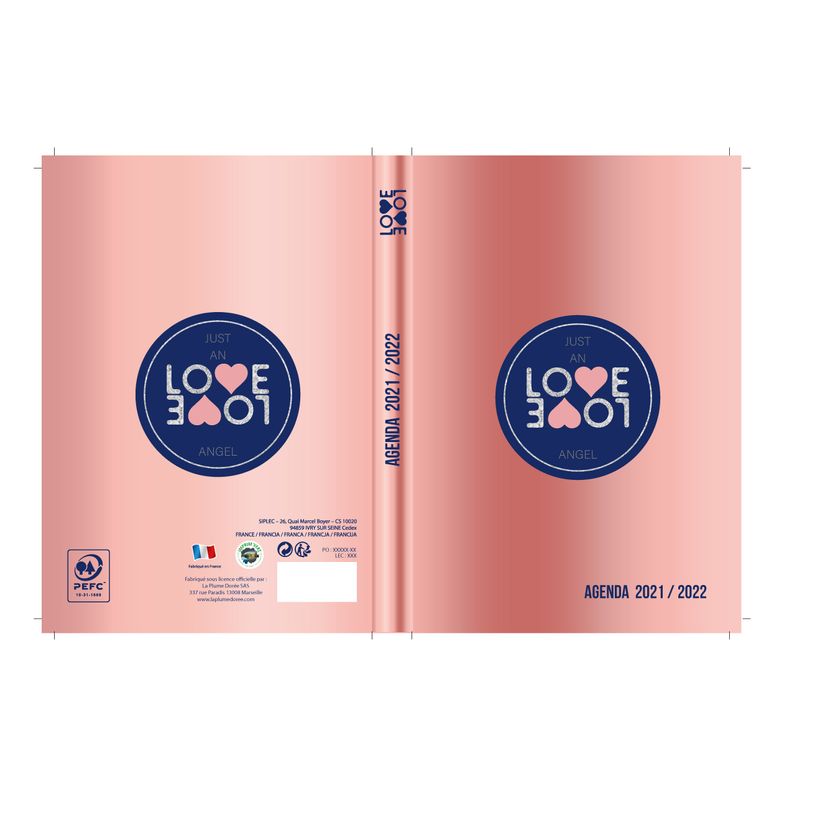 3700516282897-Agenda Love Love - 1 jour par page - 12 x 17 cm - disponible dans différentes couleurs - -P_400006485_1-0