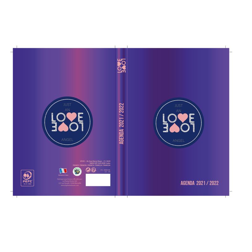 3700516282897-Agenda Love Love - 1 jour par page - 12 x 17 cm - disponible dans différentes couleurs - -P_400006485_2-1