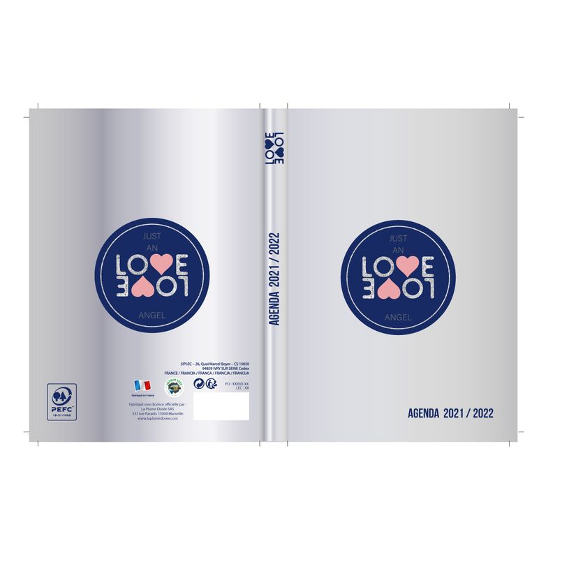 3700516282897-Agenda Love Love - 1 jour par page - 12 x 17 cm - disponible dans différentes couleurs - -P_400006485_3-2