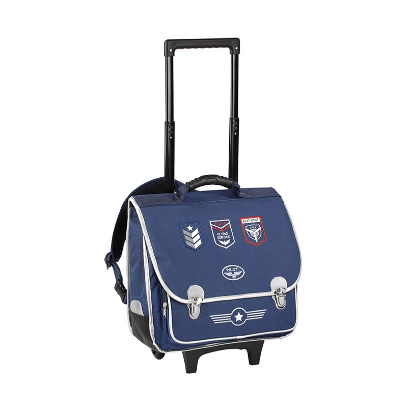 3135253872726-Cartable à roulettes Aviator - 38 cm - 2 compartiments - Viquel-P_400006522_1-0