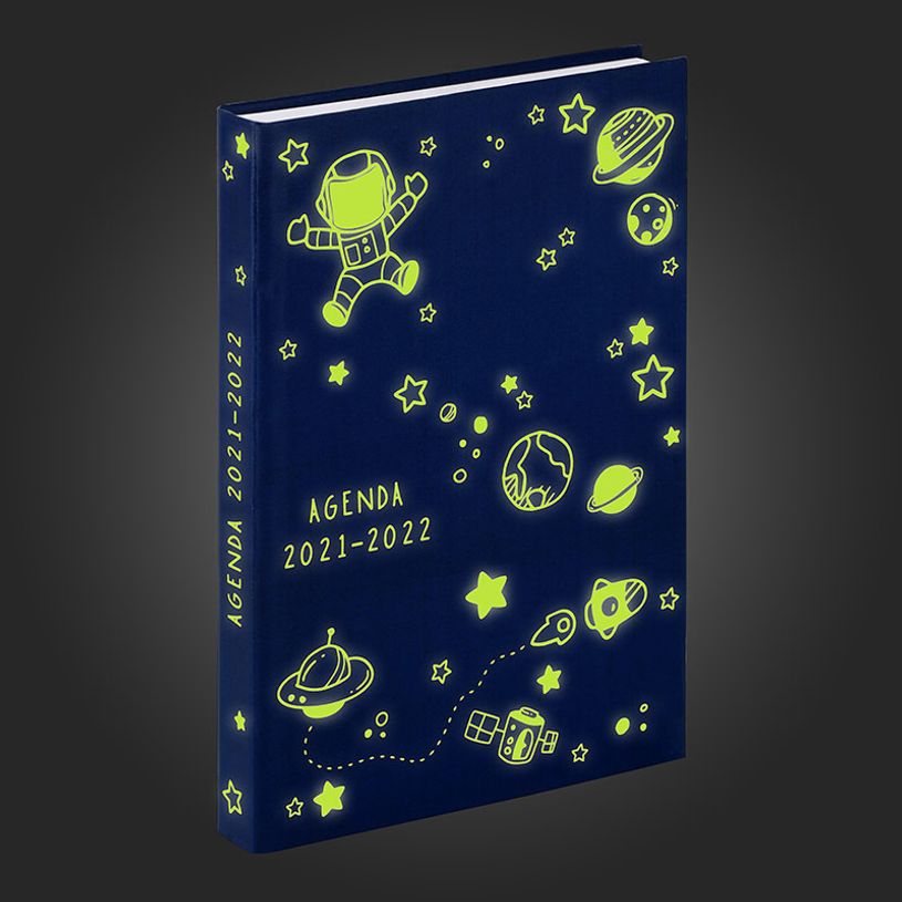 3135257142573-Agenda phosphorescent Eclipse - 1 jour par page - 12 x 17 cm - Viquel-P_400006534_4-1