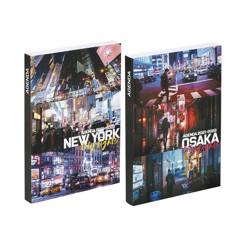 3135257162649-Agenda City Lights - 1 jour par page - 12 x 17 cm - 2 modèles disponibles - Viquel-P_400006549_2-0