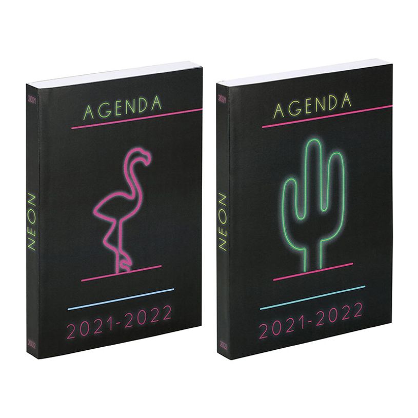 3135257162700-Agenda Neon - 1 jour par page - 12 x 17 cm - 2 modèles disponibles - Viquel-P_400006555_2-0