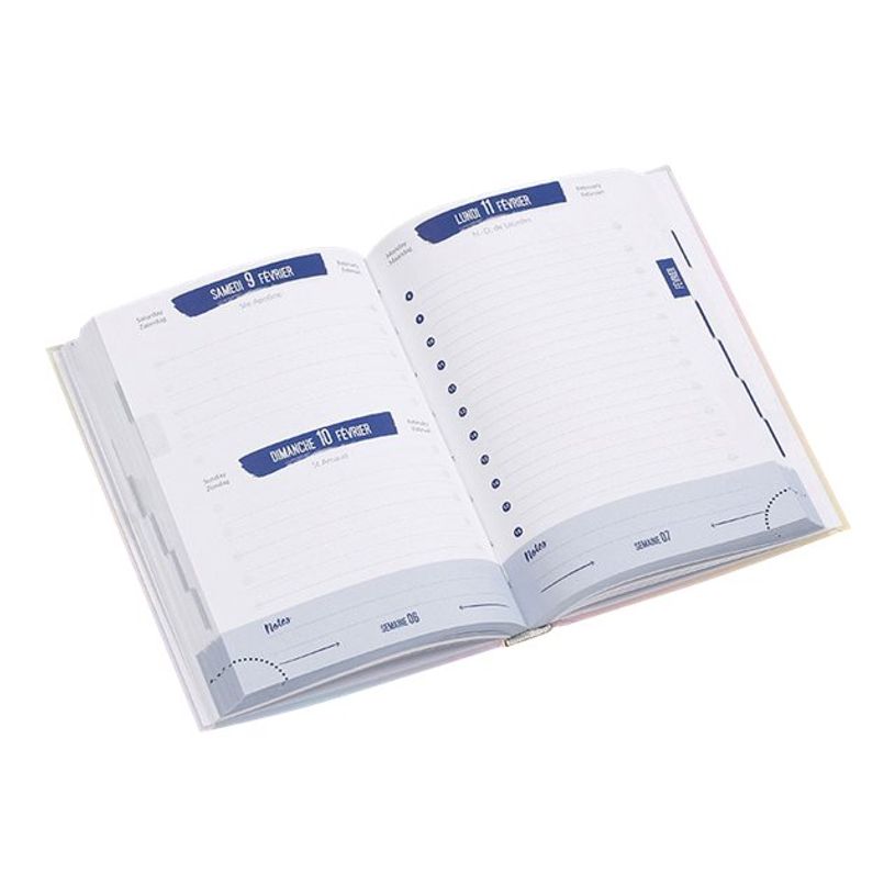 3135257162717-Agenda Illusion - 1 jour par page - 12 x 17 cm - 2 couleurs disponibles - Viquel-P_400006556_1-3