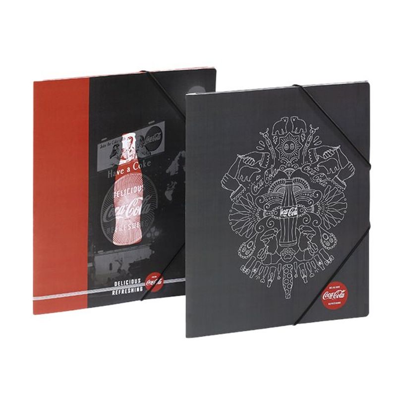 3135252012611-Viquel Coca-Cola - Chemise à rabats - 26 x 32 cm - noir ou gris-P_400006563_1-0