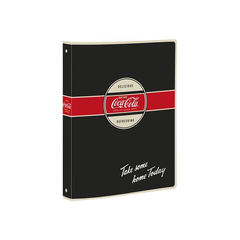 3135252182611-Viquel Coca-Cola - classeur à anneaux - pour 255 x 315 mm - capacité : 250 feuilles - dis-P_400006564_3-2