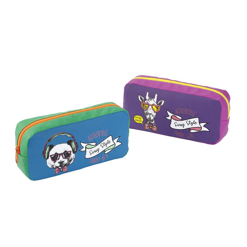 3135258958562-Trousse rectangulaire Funny - 1 compartiment - différents modèles disponibles - Viquel-P_400006604_1-0