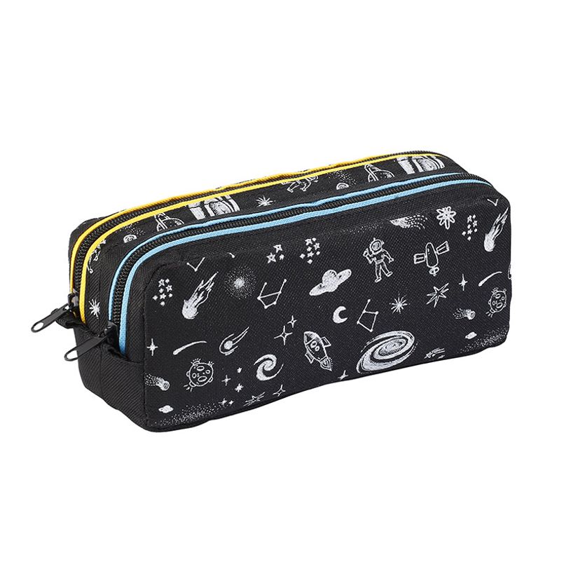 3135258988569-Trousse rectangulaire Cosmos - 2 compartiments - disponible en 2 couleurs - Viquel-P_400006607_3-2