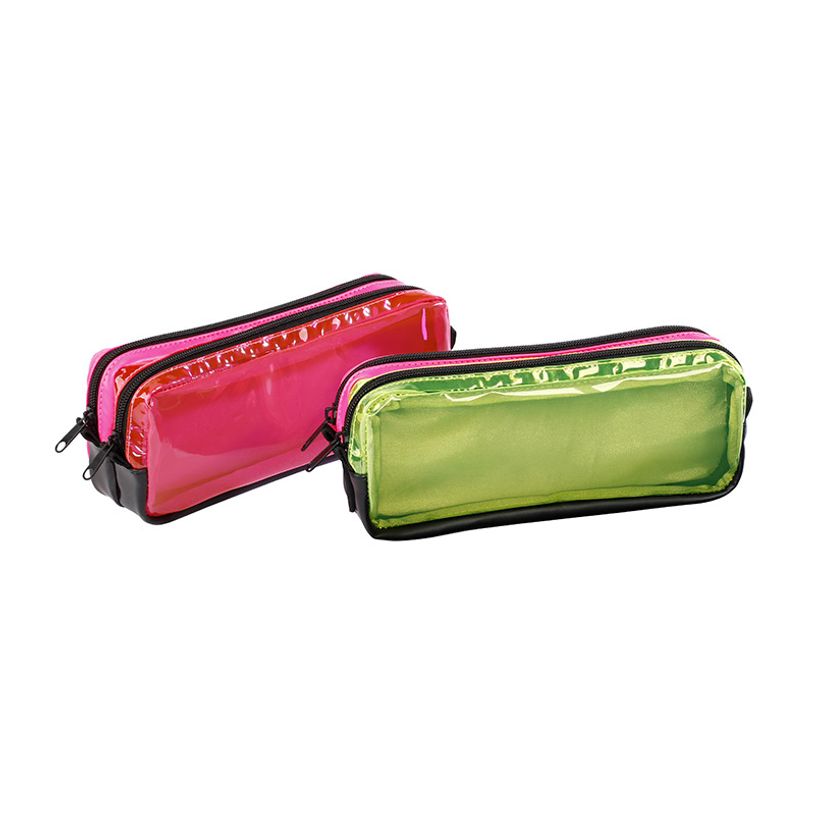 3135259018562-Trousse rectangulaire Pinky - 2 compartiments - disponible en 2 couleurs - Viquel-P_400006609_2-1
