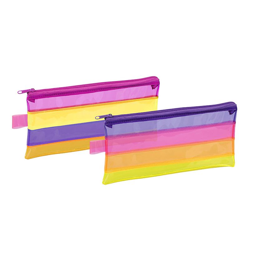 3135259797313-Trousse Happy Fluo - 1 compartiment - disponible dans différentes couleurs transparentes -P_400006612_1-0