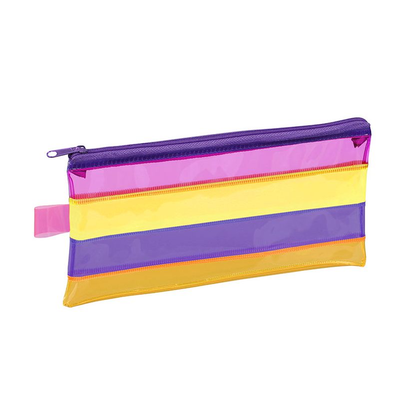 3135259797313-Trousse Happy Fluo - 1 compartiment - disponible dans différentes couleurs transparentes -P_400006612_3-2