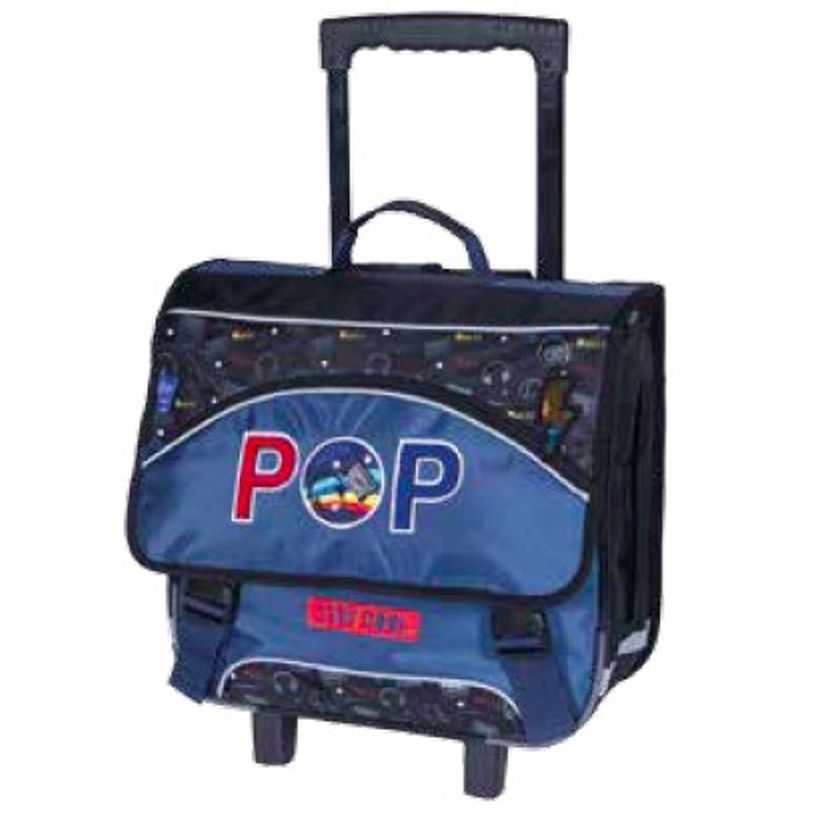 3661507024325-Cartable à roulettes KIP by Kid'Abord Pop - 38 cm - 2 compartiments - bleu-P_400006667_1-0