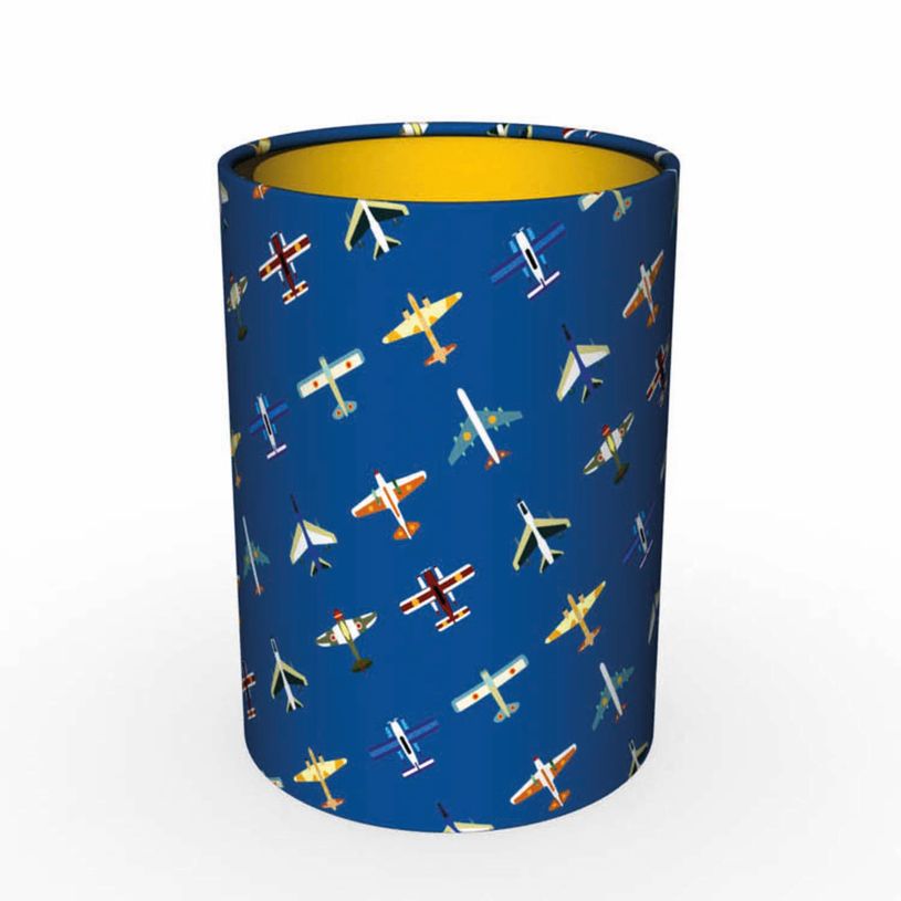 3371010465323-Quo Vadis Louise&Arthur - Pot à crayon métallique - liberty ou avion-P_400006677_1-0