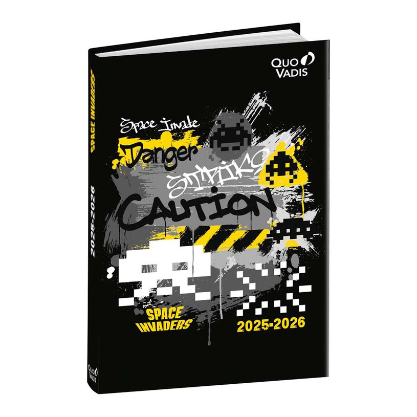 3371010459148-Agenda Space Invaders - 1 jour par page - 12 x 17 cm - différents modèles disponibles - -P_400006686_2-0