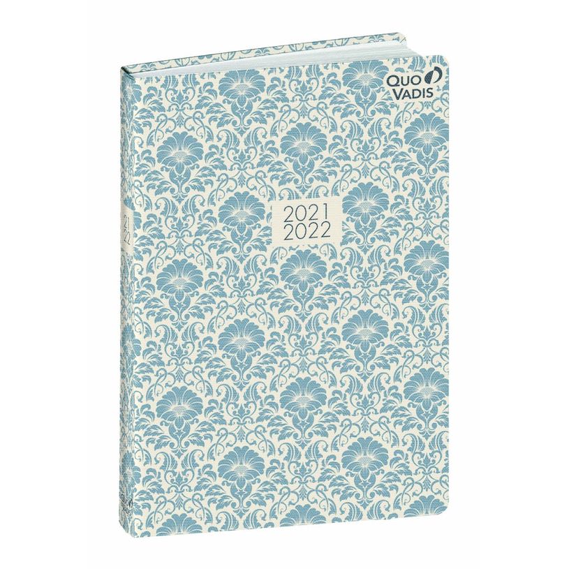 3371010460748-Agenda Smooth - 1 jour par page - 12 x 17 cm - Damask bleu - Quo Vadis-P_400006724_1-0