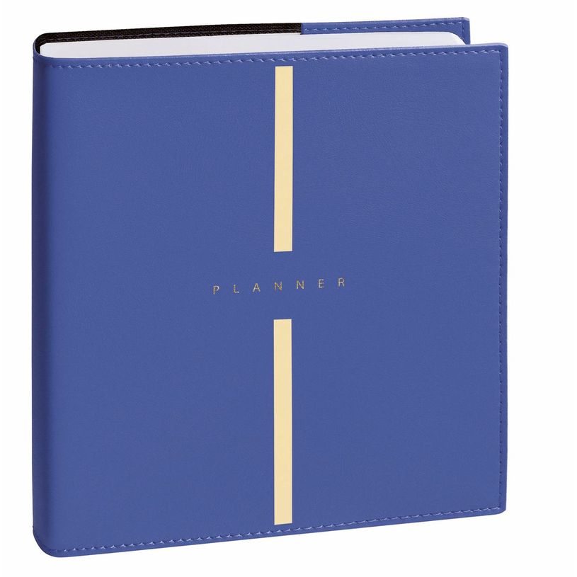 3371010460557-Agenda Billy Plan Day - 1 jour par page - 16 x 16 cm - bleu lavande - Quo Vadis-P_400006740_1-0
