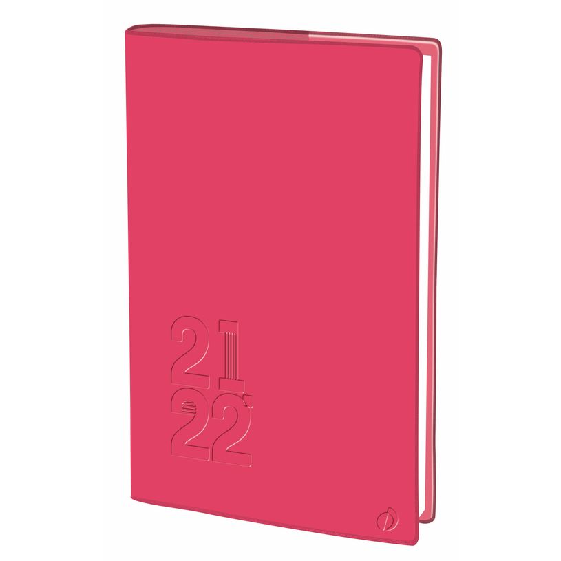 3371010460335-Agenda Touch - 1 semaine sur 2 pages - 16 x 24 cm - rose pivoine - Quo Vadis-P_400006785_1-0