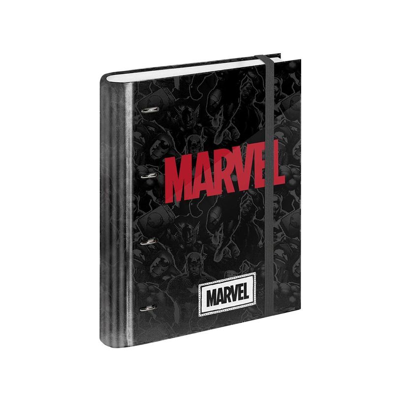 8445118010534-Marvel Timely - Classeur à anneaux avec élastique - A4 - 50 feuilles incluses - Karacter-P_400006800_1-0