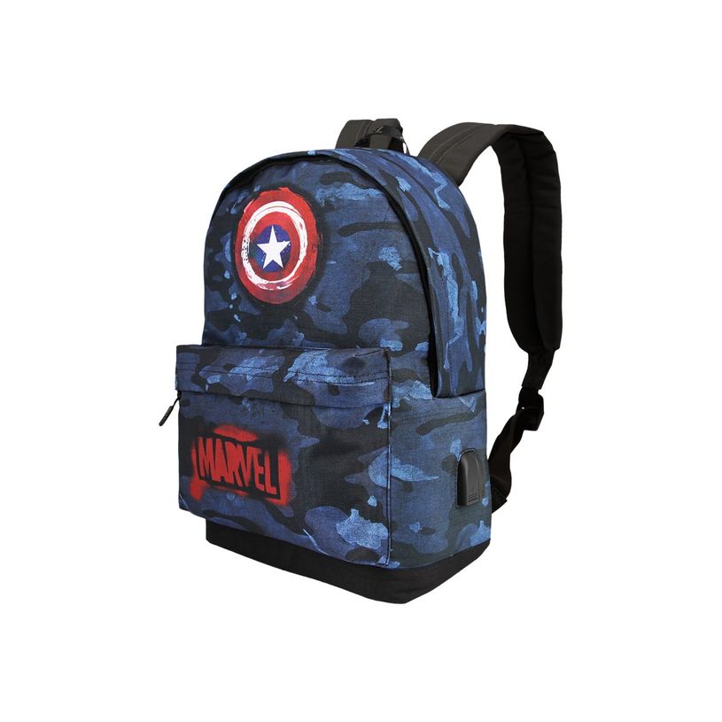 8445118010145-Captain America Supreme - Sac à dos 44 cm - 2 compartiments - Karactermania-P_400006807_1-0