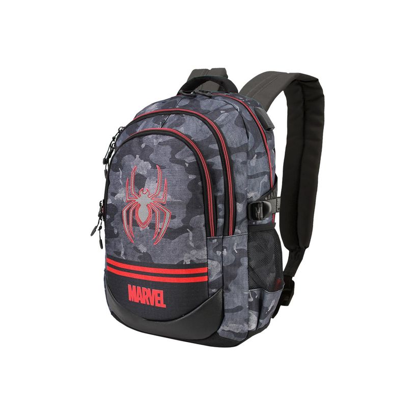 8445118009699-Spiderman Dark Running - Sac à dos 44 cm - 3 compartiments - Karactermania-P_400006814_1-0