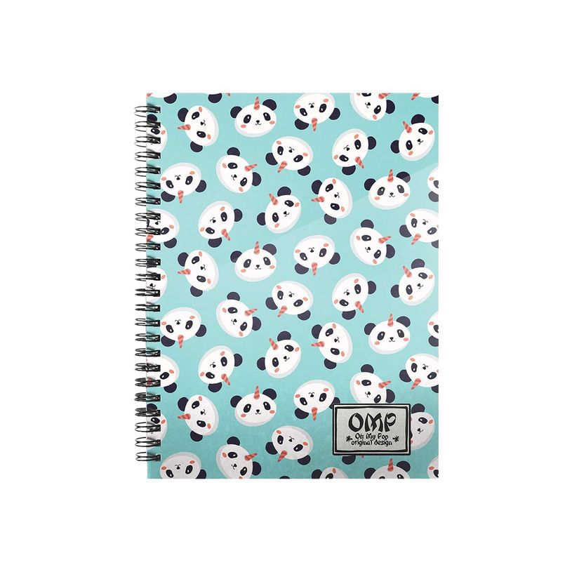 8445118002683-Oh My Pop Pandicornio - Cahier A5 - petits carreaux - Karactermania-P_400006847_1-0