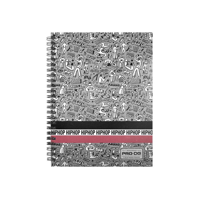 8445118003031-PRO-DG Hip Hop - Cahier A4 - petits carreaux - Karactermania-P_400006862_1-0
