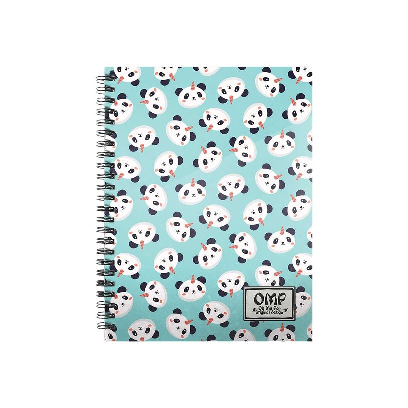 8445118002713-Oh My Pop Pandicornio - Cahier A4 - petits carreaux - Karactermania-P_400006866_1-0