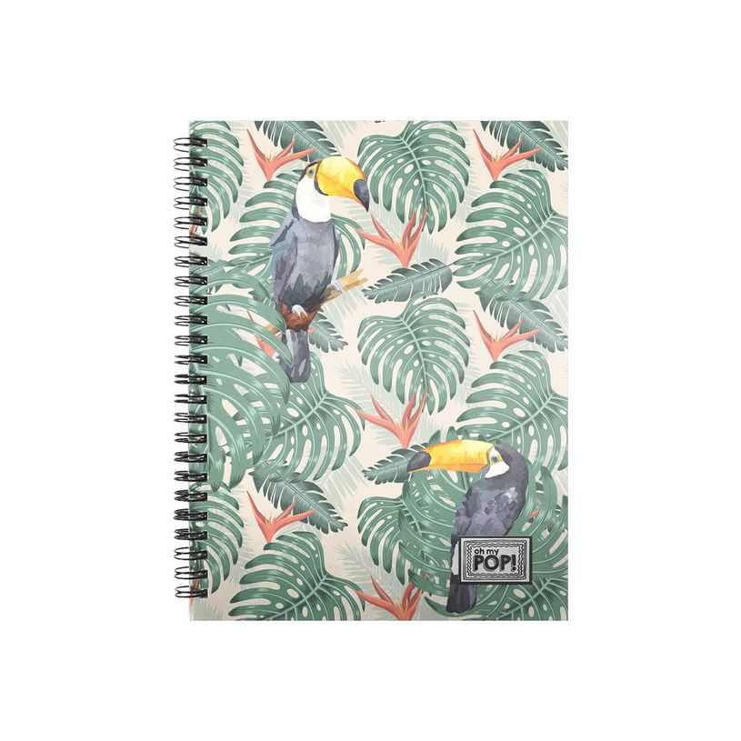 8445118011890-Oh My Pop Toucan - Cahier A4 - petits carreaux - Karactermania-P_400006869_1-0