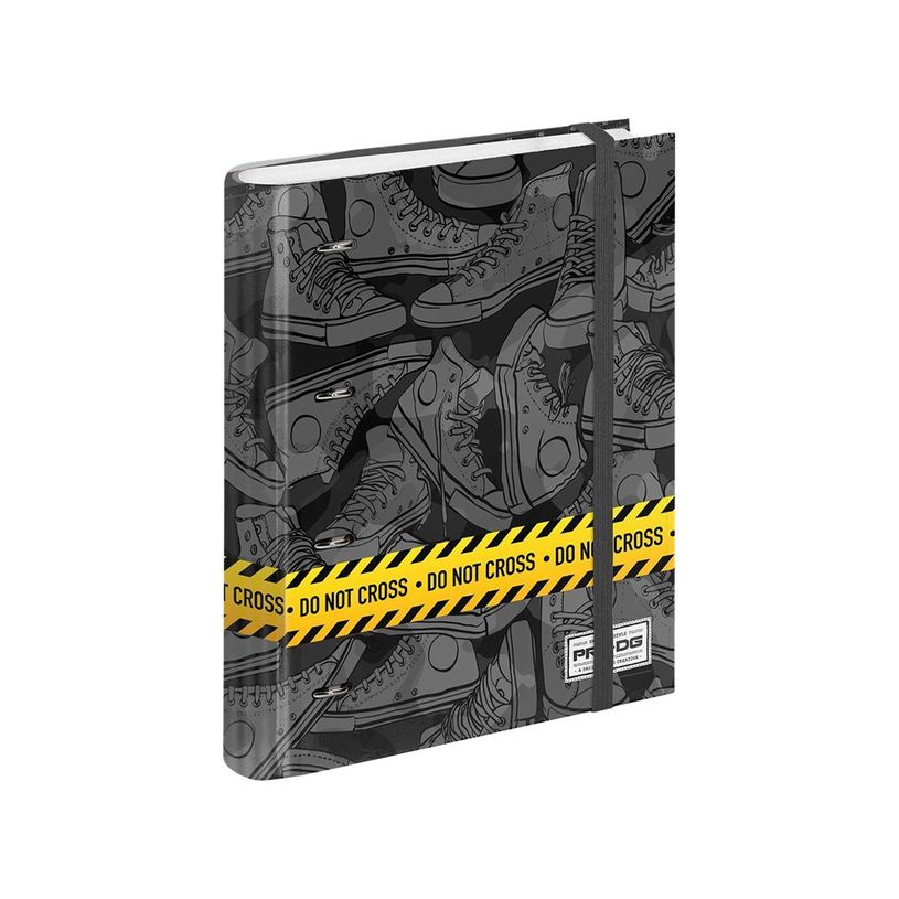 8445118008210-PRO-DG Do not cross - Classeur à anneaux avec élastique - A4 - 50 feuilles incluses - Ka-P_400006875_1-0