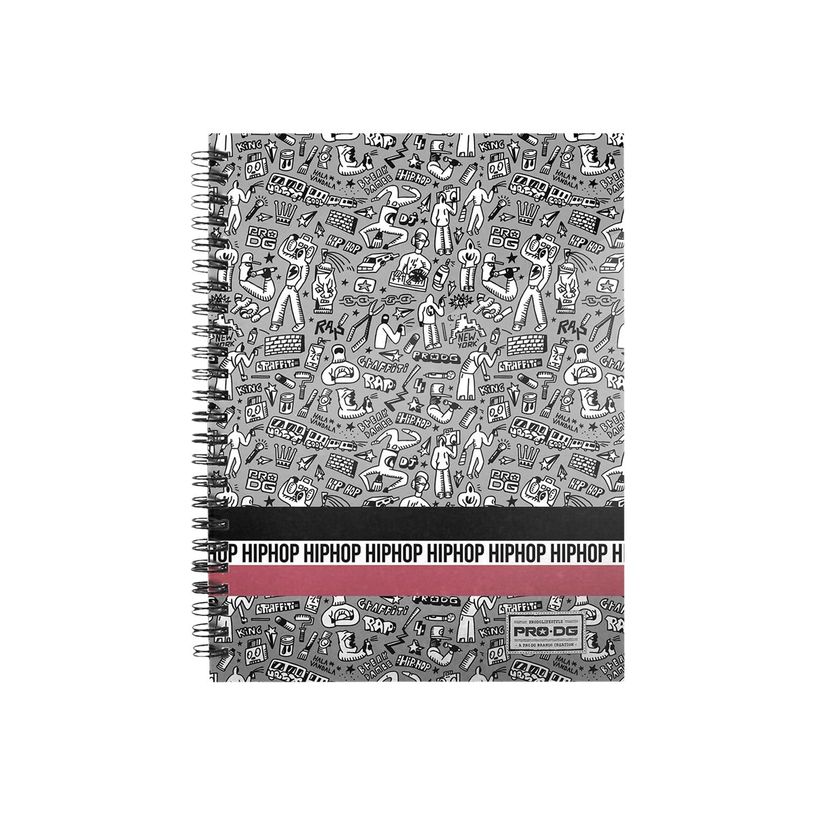 8445118003024-PRO-DG Hip Hop - Cahier A5 - petits carreaux - Karactermania-P_400006883_1-0