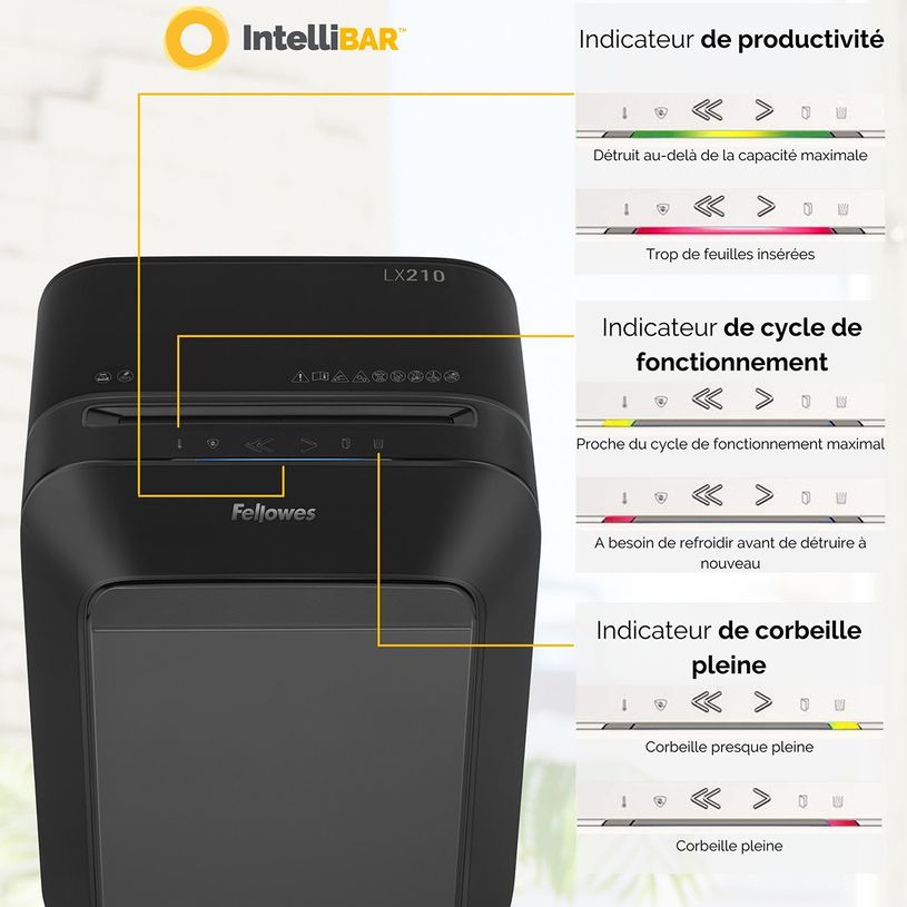 043859763825-Fellowes Powershred LX210 - destructeur de documents coupe croisée mini-cut - 16 feuilles-P_400006917_10-4