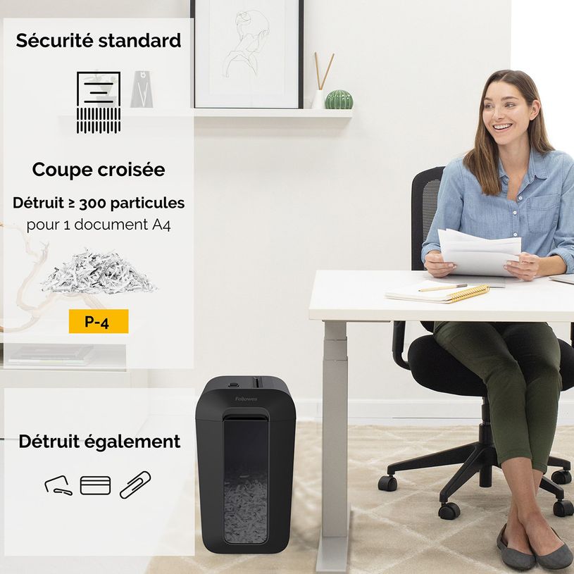 043859764792-Fellowes Powershred LX65 - destructeur de documents coupe croisée - 10 feuilles - Corbeil-P_400006920_21-5