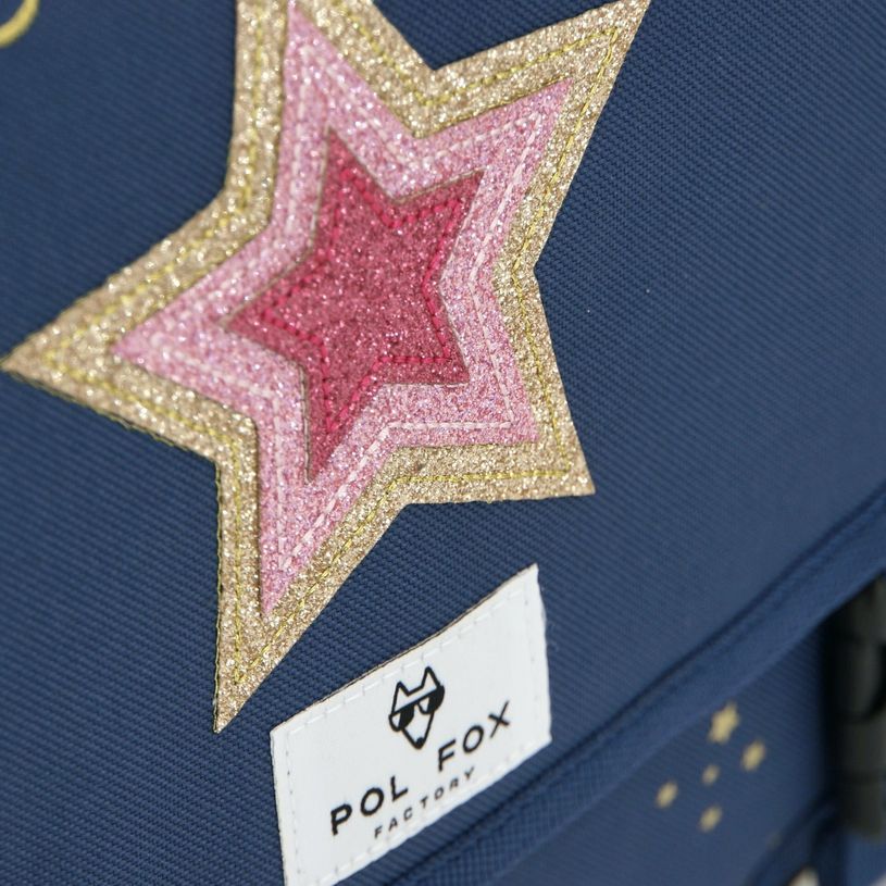 3663842006271-Cartable réversible Star 38 cm - 2 compartiments - bleu - Pol Fox-P_400006931_6-5