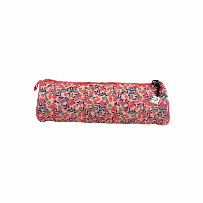 3663842006356-Trousse ronde Happy Days - 1 compartiment - orange - Pol Fox-P_400006939_2-1