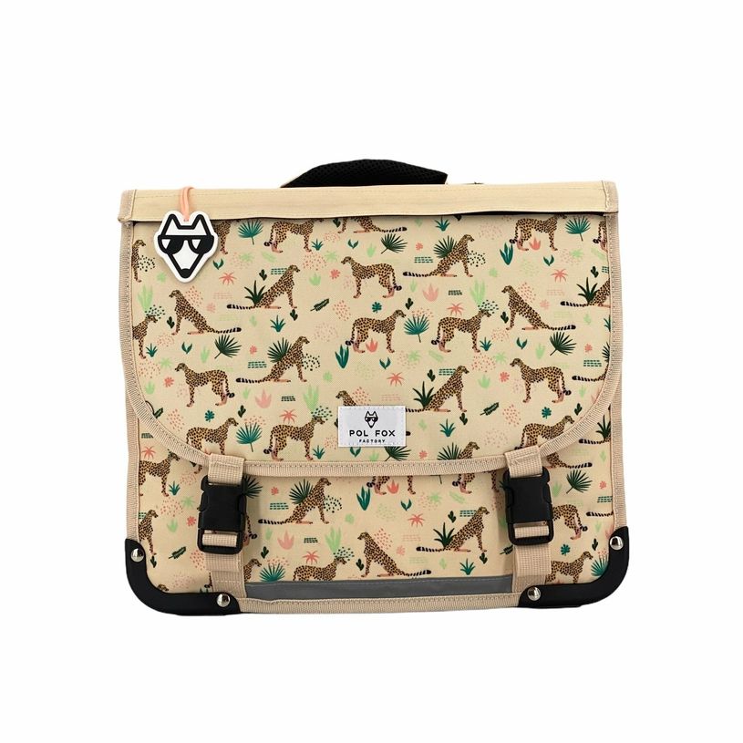 3663842006387-Cartable réversible Savane 38 cm - 2 compartiments - jaune - Pol Fox-P_400006942_3-2