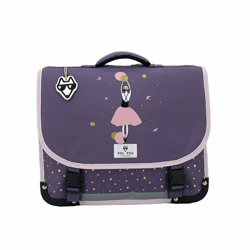 3663842006424-Cartable Ballet 35 cm - 1 compartiment - mauve - Pol Fox-P_400006946_1-0