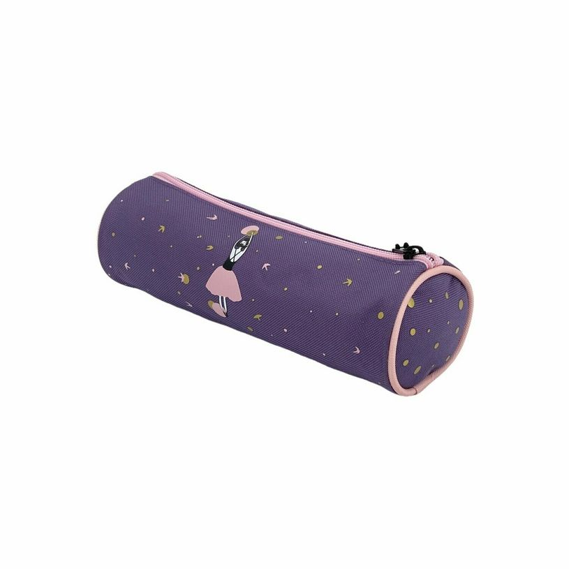 3663842006455-Trousse ronde Ballet - 1 compartiment - mauve - Pol Fox-P_400006949_1-0