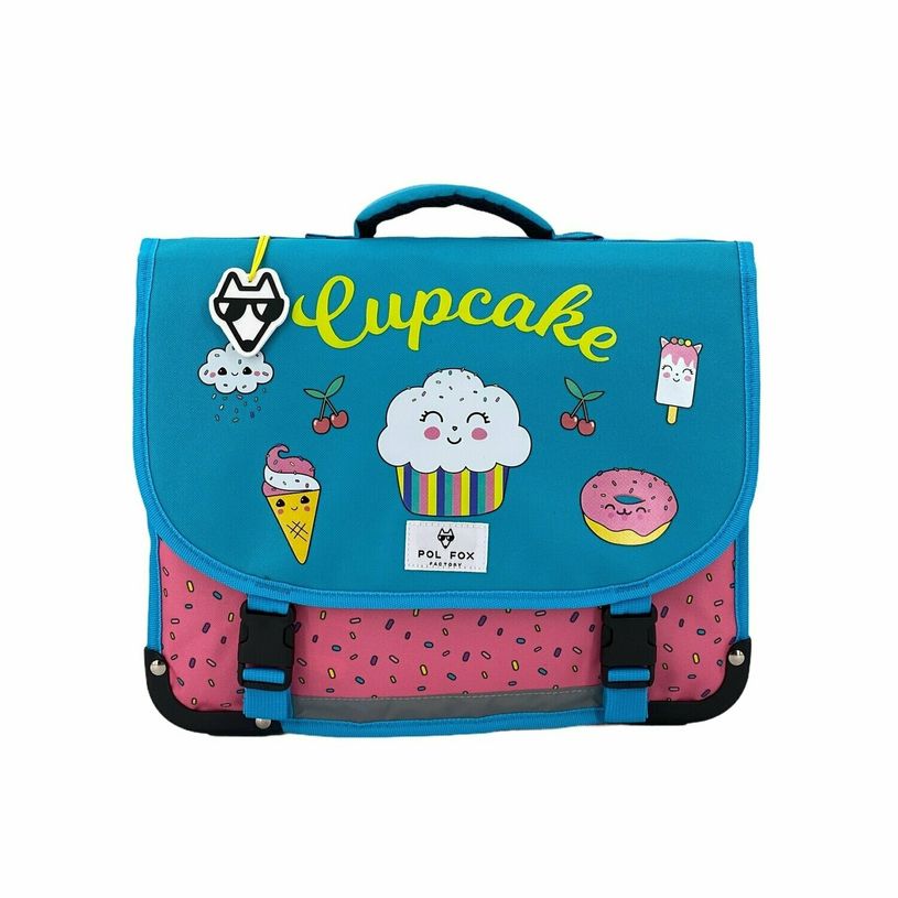 3663842006479-Cartable Cupcake 35 cm - 1 compartiment - rose - Pol Fox-P_400006951_1-0