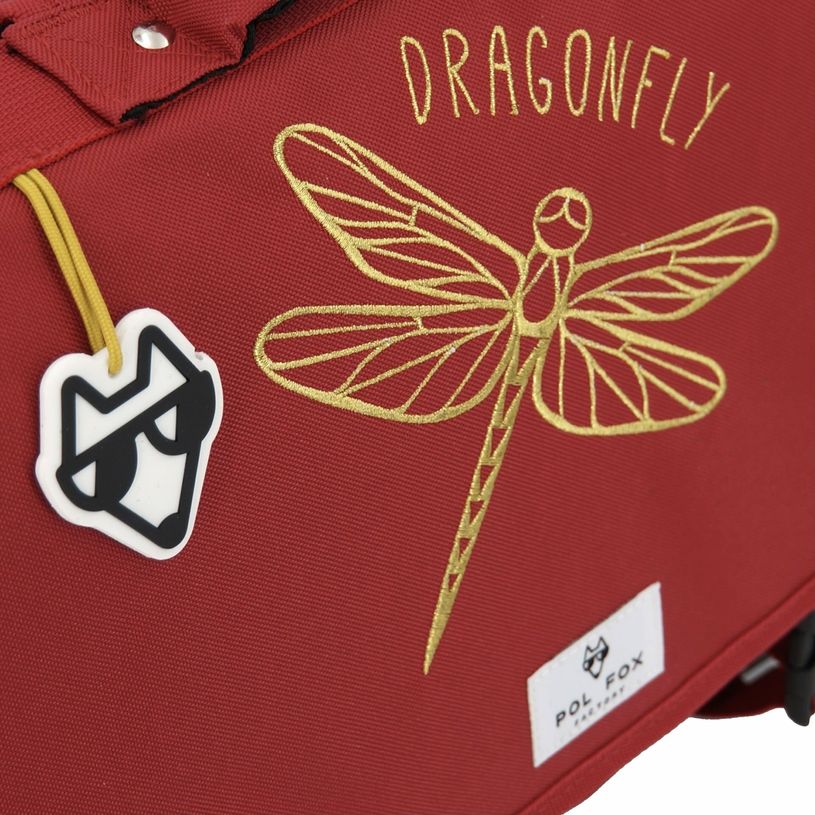 3663842006547-Cartable Dragonfly 41 cm - 2 compartiments - rouge - Pol Fox-P_400006958_2-1