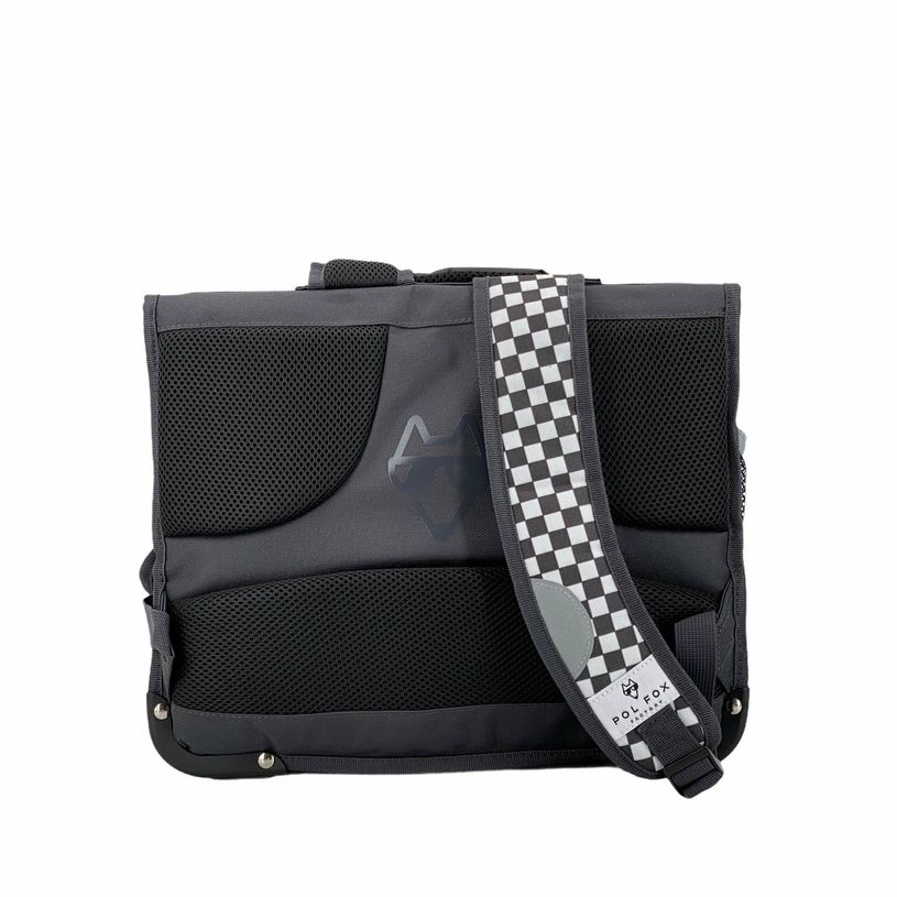 3663842006585-Cartable réversible Skate 38 cm - 2 compartiments - gris - Pol Fox-P_400006962_6-5