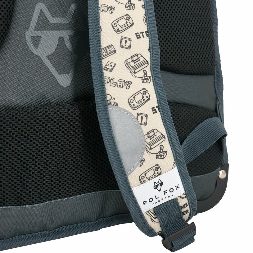 3663842006745-Cartable Gamer 35 cm - 1 compartiment - bleu - Pol Fox-P_400006978_6-5