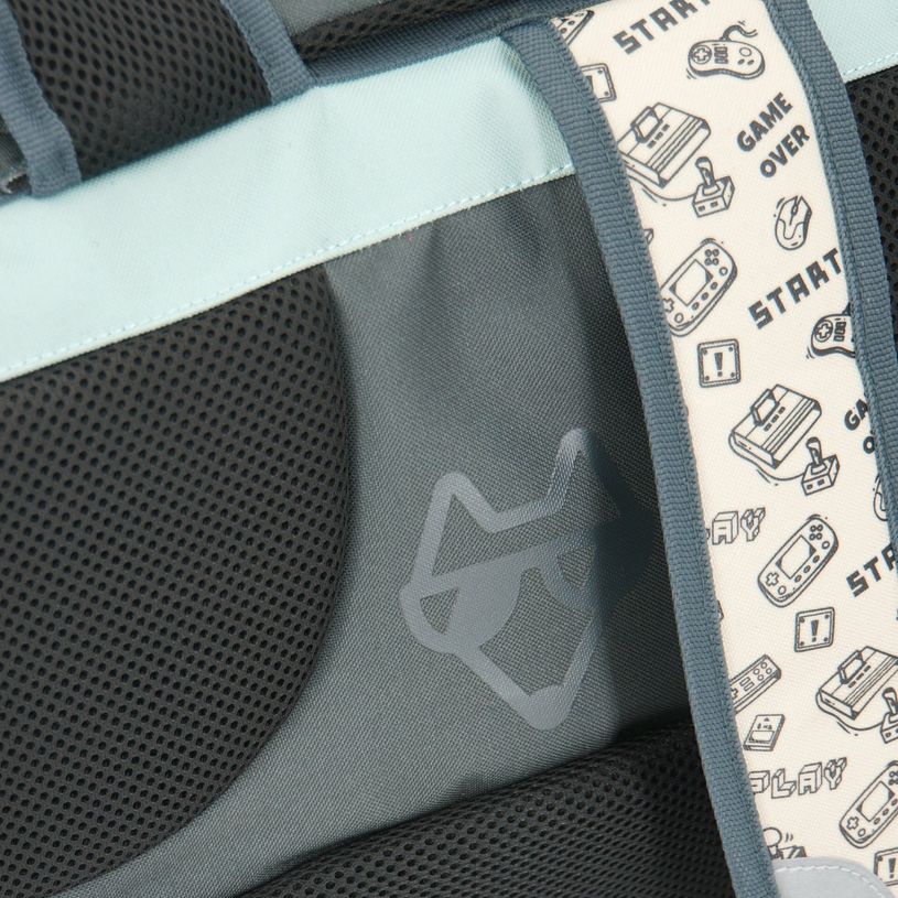 3663842006752-Cartable Gamer 38 cm - 2 compartiments - bleu - Pol Fox-P_400006979_6-5