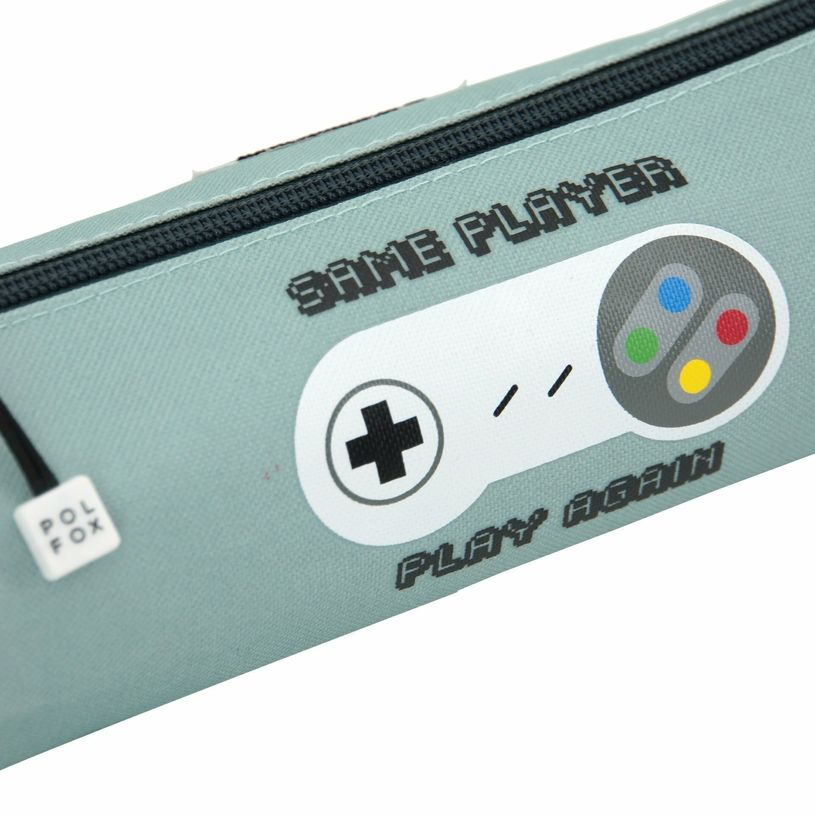 3663842006769-Trousse ronde Gamer - 1 compartiment - bleu - Pol Fox-P_400006980_3-2