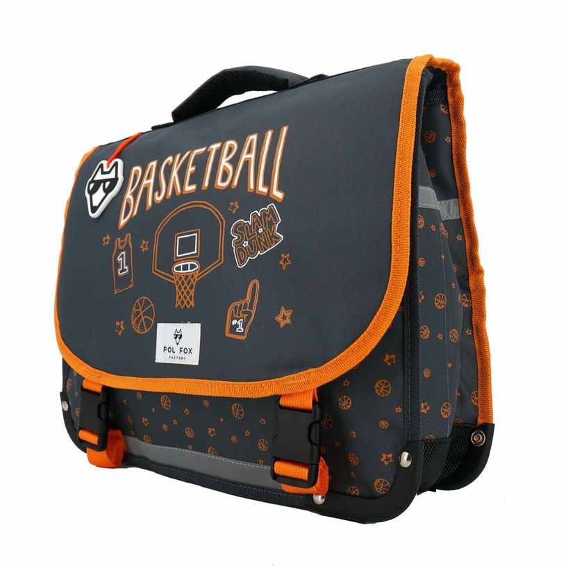 3663842006806-Cartable Basketball 41 cm - 2 compartiments - gris - Pol Fox-P_400006984_2-1