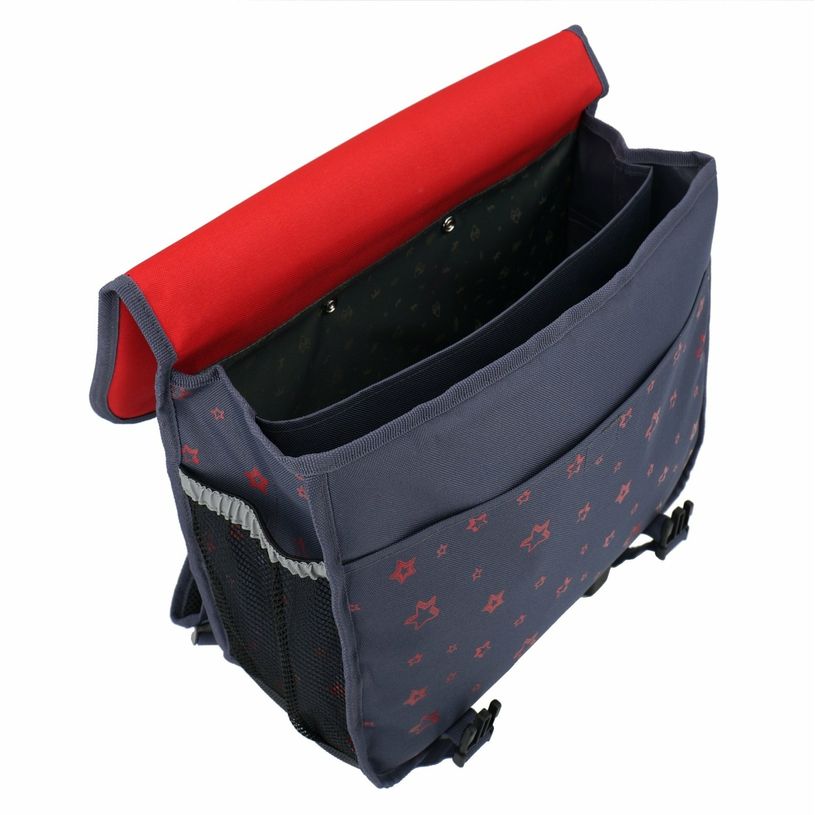 3663842006868-Cartable à roulettes Football 38 cm - 2 compartiments - rouge - Pol Fox-P_400006990_3-2