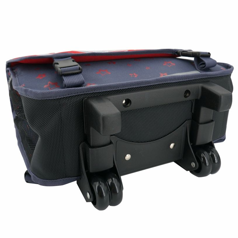 3663842006868-Cartable à roulettes Football 38 cm - 2 compartiments - rouge - Pol Fox-P_400006990_4-3