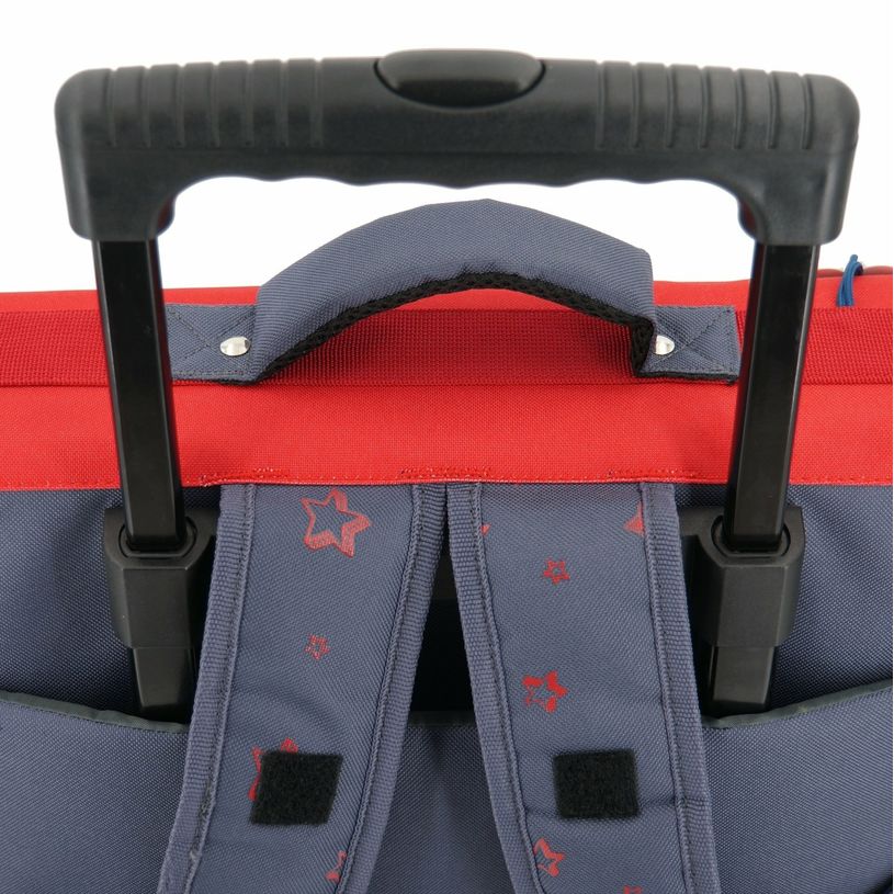 3663842006868-Cartable à roulettes Football 38 cm - 2 compartiments - rouge - Pol Fox-P_400006990_5-4